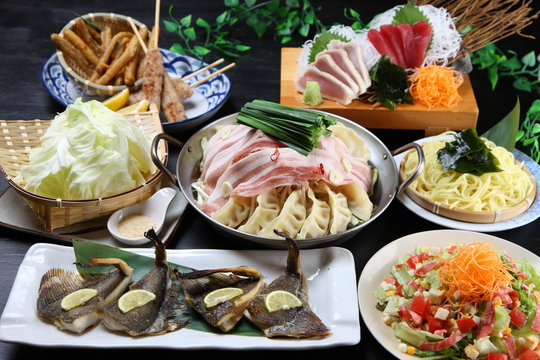 日本の色々な料理集合
