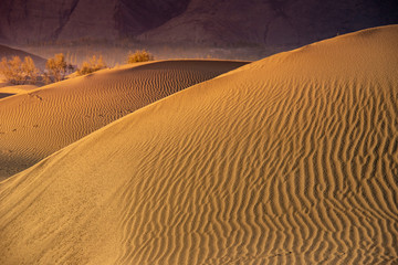 Naklejka premium Sand desert at skardu. Northern Area Pakistan