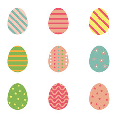 Color Easter eggs for spring holiday