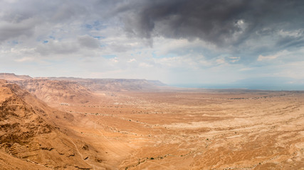 Fototapeta na wymiar Masada in Israel and the judean desert