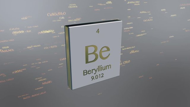 Beryllium - animated element icon