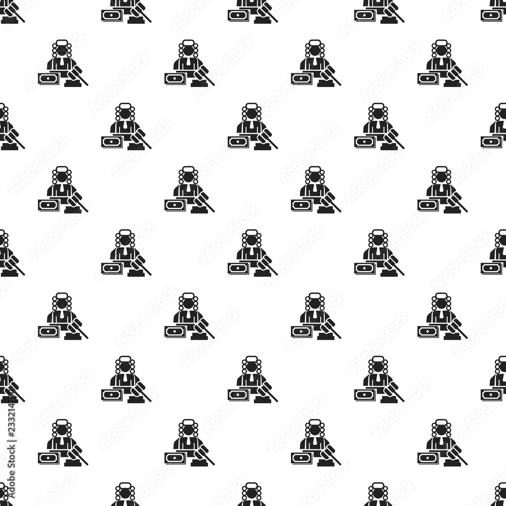 Poster give hand pattern seamless vector repeat for any web design