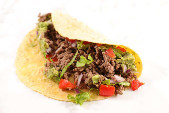 Taco, Fajita With Beef