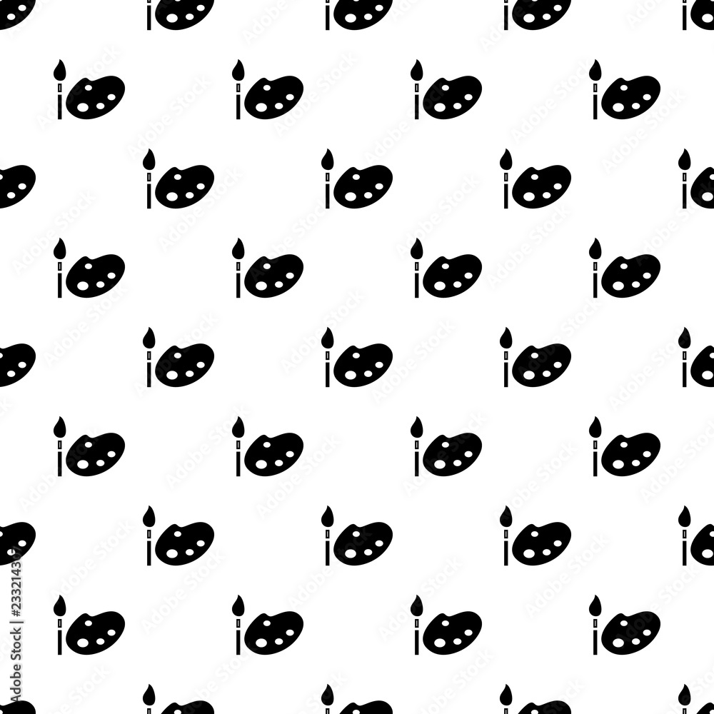 Poster brush paint tool pattern seamless vector repeat for any web design