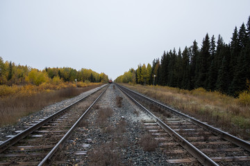 Fototapeta na wymiar Railroad Track