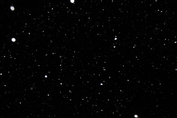 night snowfall