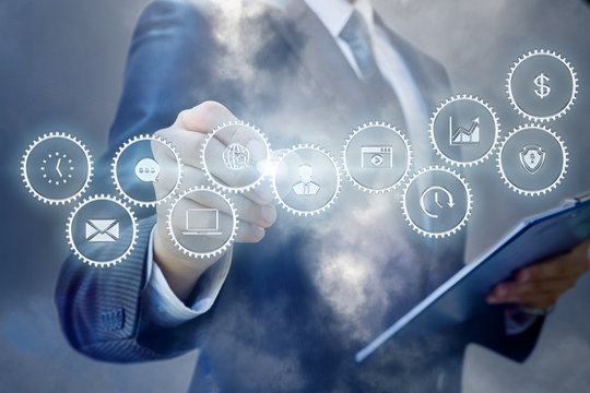 The concept is the optimization of the existing business system.