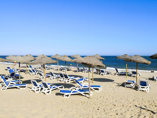 Isla Cristina beach. Costa de la Luz, Huelva, Spain