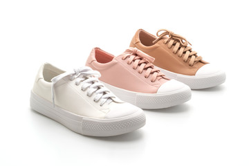 women leather sneakers shoes