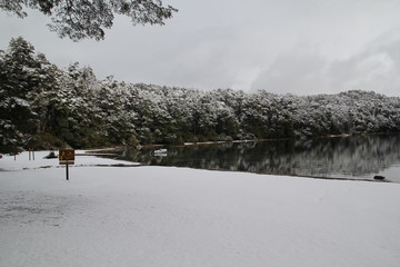 Lago Correntoso, Rio Correntoso, Villa La Angostura, Neuquen, Patagonia Argentina