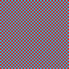 Karos hellblau und rot