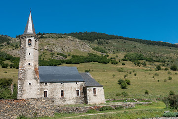 The village of Montgarri in the Aran Valley