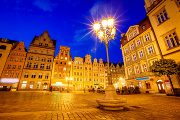 Location place Wroclaw Market Square.