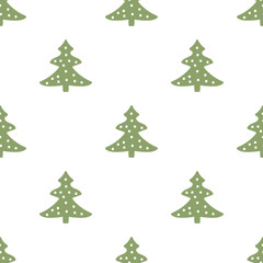 Christmas trees pattern