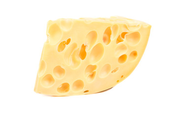 Cheese with holes