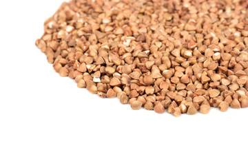 Dry buckwheat grains