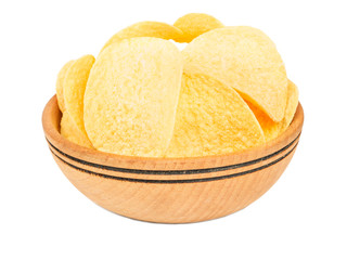 Fototapeta na wymiar Potato chips in bowl