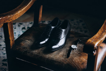 Groom's wedding preparations