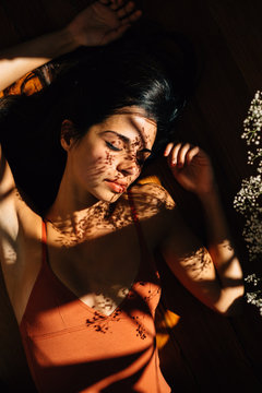 girl in a room