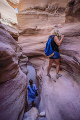 girl in the canyon