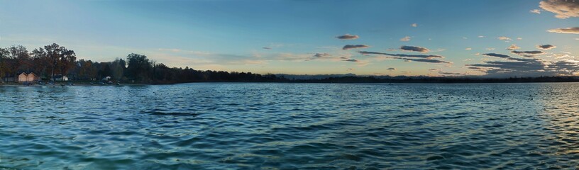 Panorama Ammersee Abendstimung