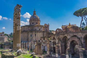 Chiesa dei Santi Luca e Martina in Rome, Italy