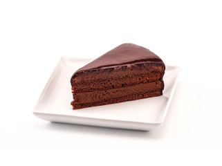Delicious chocolate cake, Sweet Chocolate cake slice