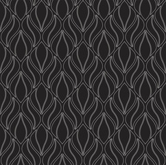 Vintage Seamless Geometric Pattern. Abstract Vector Background. Art Deco Texture.