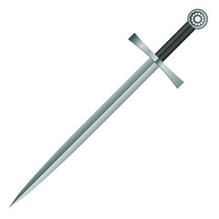 Battle sword vector design