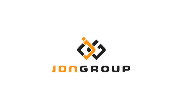 JG letters monogram logo