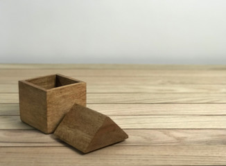 Open House Concept in Wood Planks photo