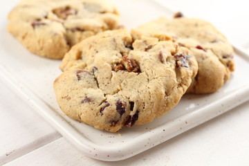 Home made cookie with chocolate