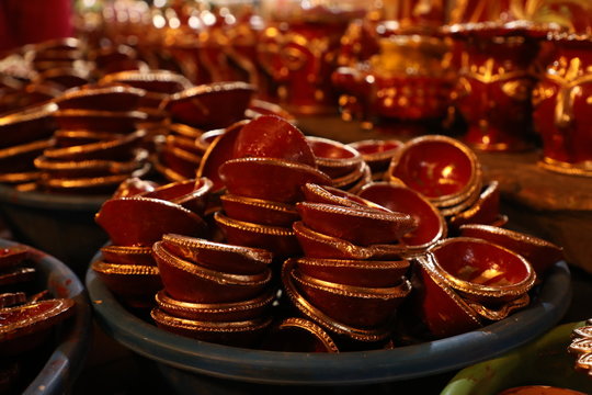 beautiful  lighting decorated for Diwali festival