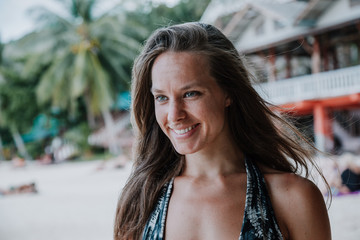 Beautiful girl at the beach