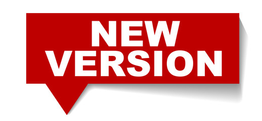 red vector banner new version