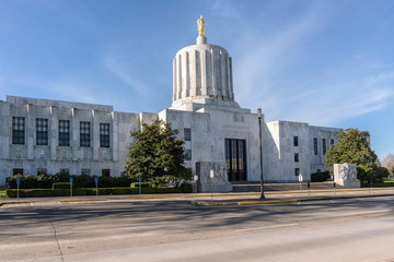 State capitol building Salem Oregon.