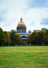 Saint Isaac Cathedral at St Petersburg Russia