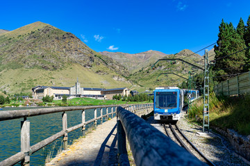 Vall de Nuria in the Catalan Pyrenees, Spain.