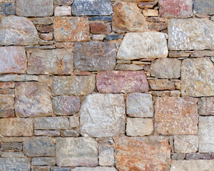 random cut stones wall seamless pattern
