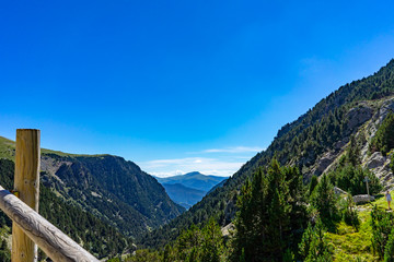 Fototapeta na wymiar Vall de Nuria in the Catalan Pyrenees, Spain.