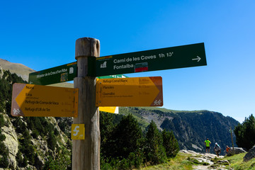 Vall de Nuria in the Catalan Pyrenees, Spain.