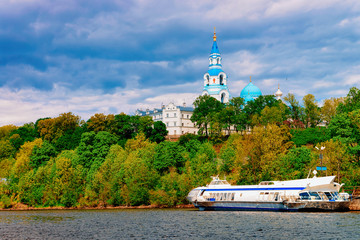 Valaam Monastery and Ladoga Lake in Karelia in Russia