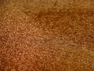 Frozen water droplets on a red car
