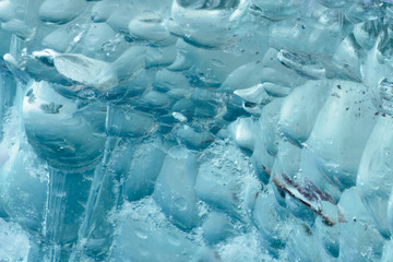Ice glacier texture