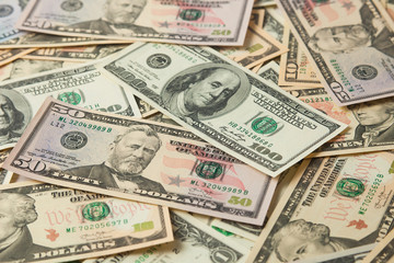 us dollars background texture