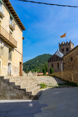 Obraz premium Monastery of Santa Maria in Ripoll, Catalonia, Spain.