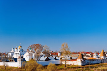 Panorama of Intercession Pokrovsky Monastery in Suzdal