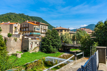 Ripoll town in Catalonia, Spain.