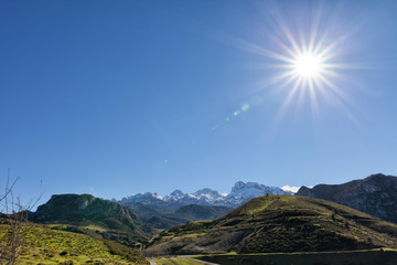 Landscape of the Picos de Europa National Park