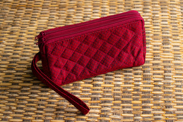 fabric handbag.